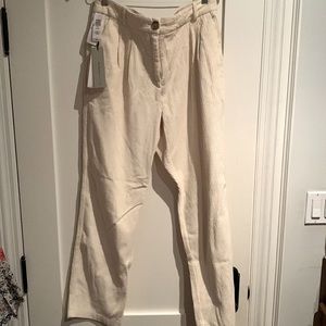BNWT Babaton Aritzia high rise straight leg corduroy pants size 12